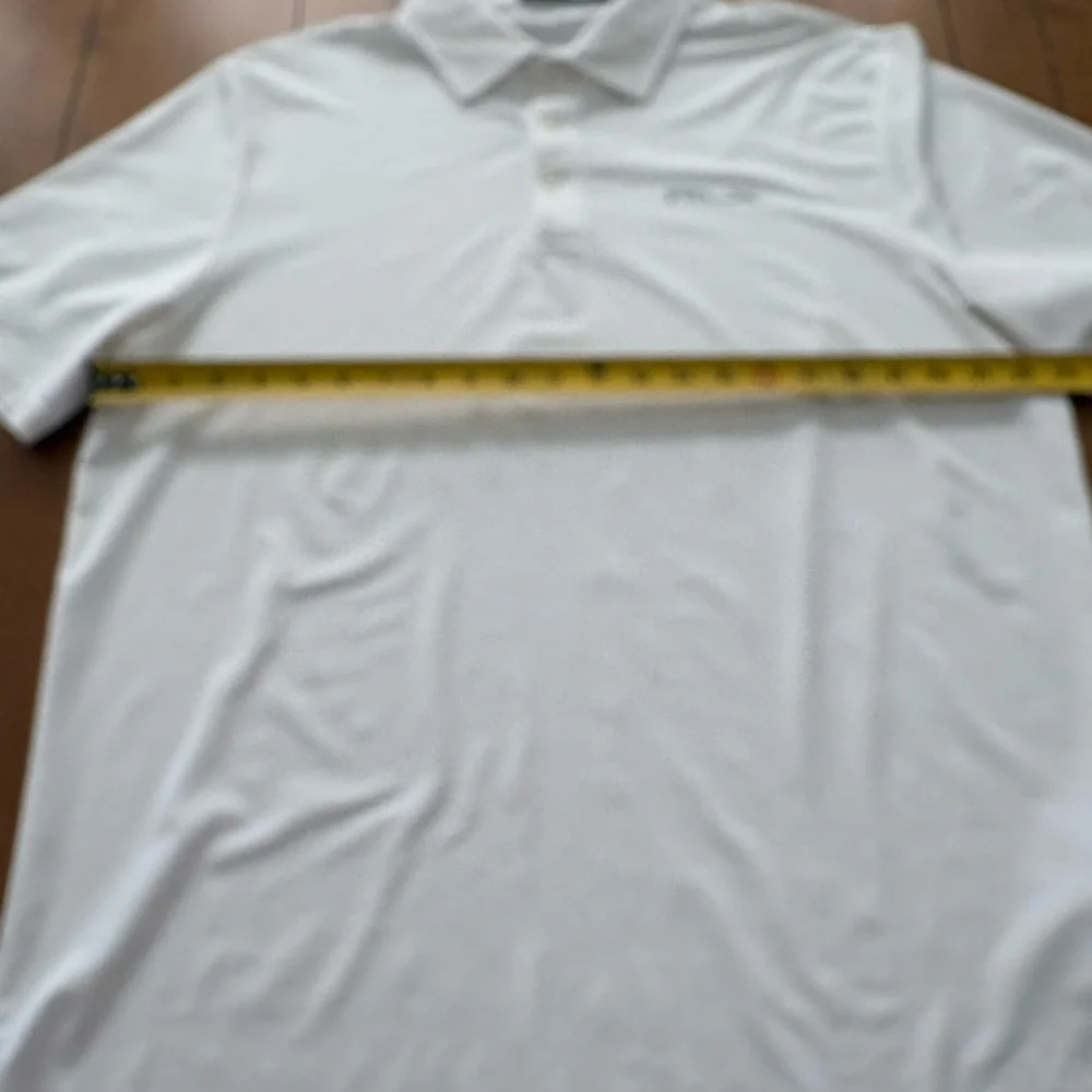 Ralph Lauren RLX Men's White Polo with Subtle Logo